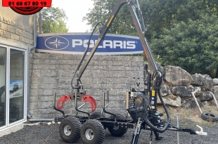 Remorque forestière PALMS - Grue 1.42 + Remorque 2D : Nouveauté